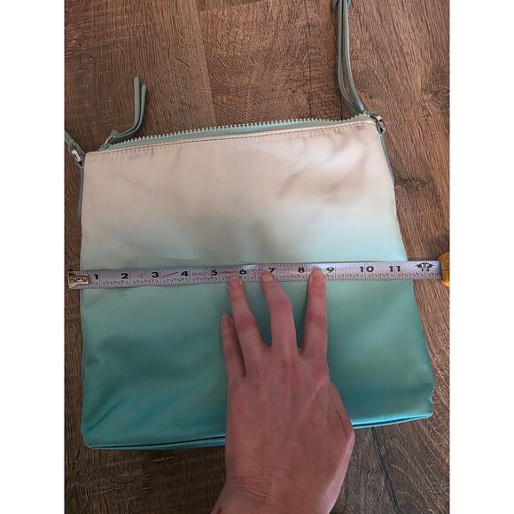 Kate Spade Jade Degrade Green Ombre Crossbody Purse - Picture 8 of 11